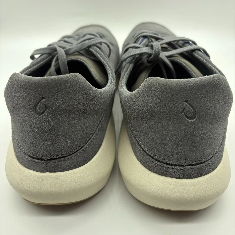 Olukai Men's Koheo Sneakers Suede Charcoal‎ / Charcoal Size 11 Casual Dress NWOB